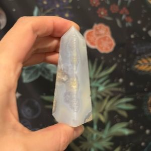 Blue Lace Agate Tower